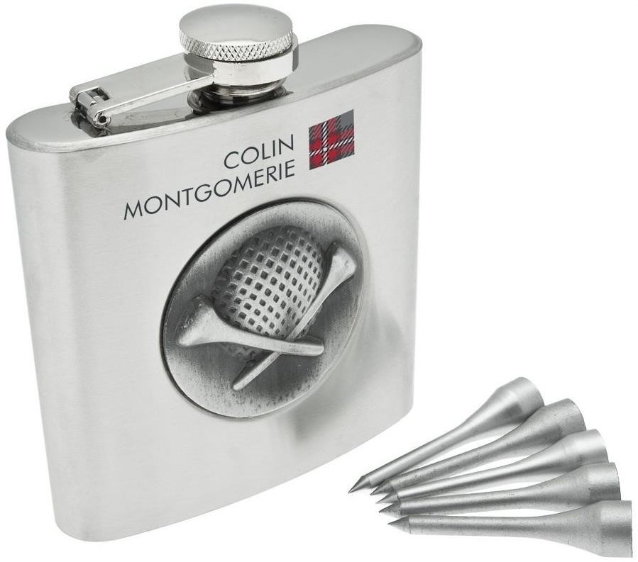 Colin Montgomerie Hip Flask set