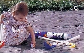 Junior golf gift set Snoopy - plastové golfové hole