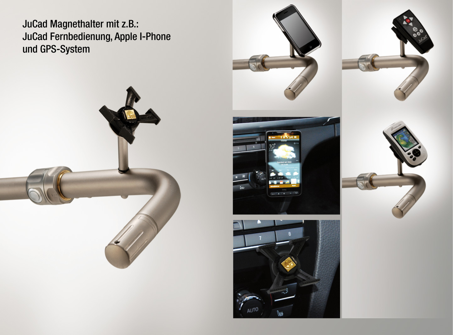 JuCad magnetický držák na mobil, GPS nebo dálkové ovládání