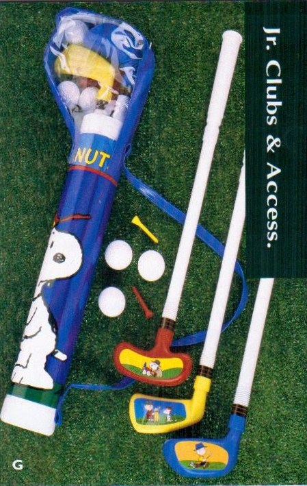 Junior golf gift set Snoopy - plastové golfové hole