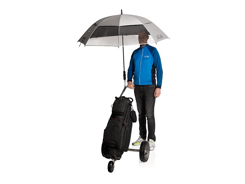 JuCad golfový deštník Windproof&Window s teleskopickým hrotem