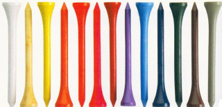 Hornung´s dřevěné tee 7 cm mix barev